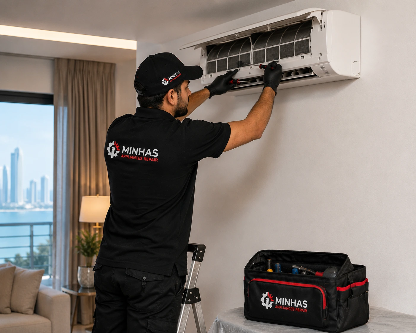 AC repair service in {City} by Minhas Appliances Repair