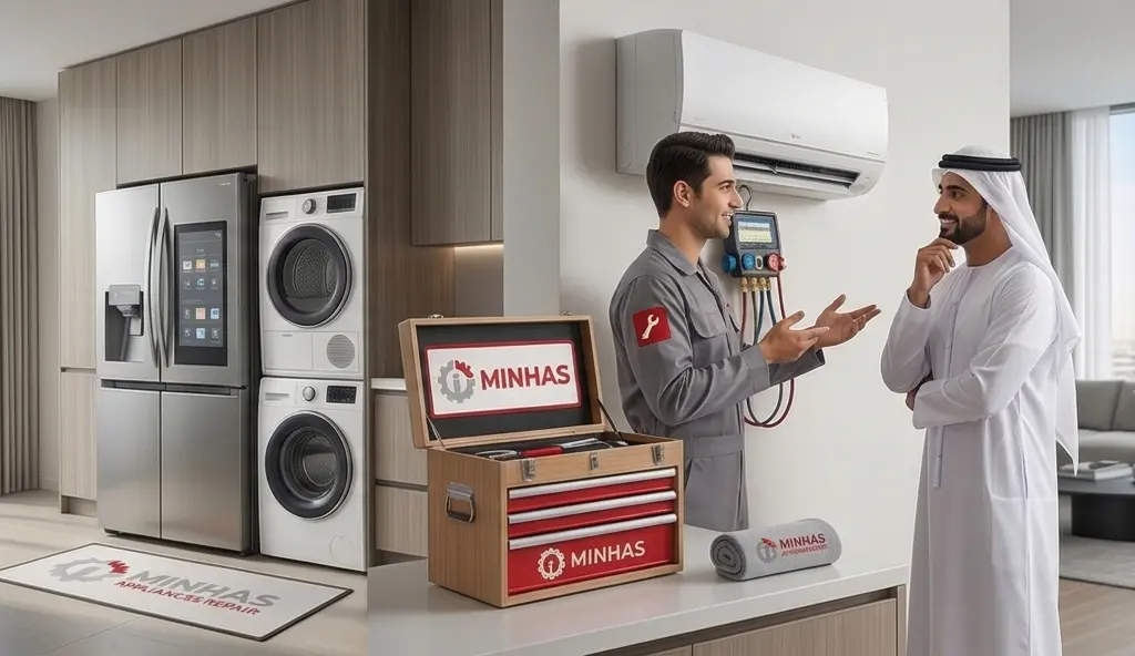 Minhas Appliances Repair technician providing appliance repair services in Abu Dhabi